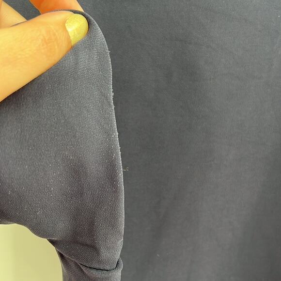 Kobi Halperin Women's High Waisted Flat Front Ankle Pants - Navy - Large - Picture 7 of 9